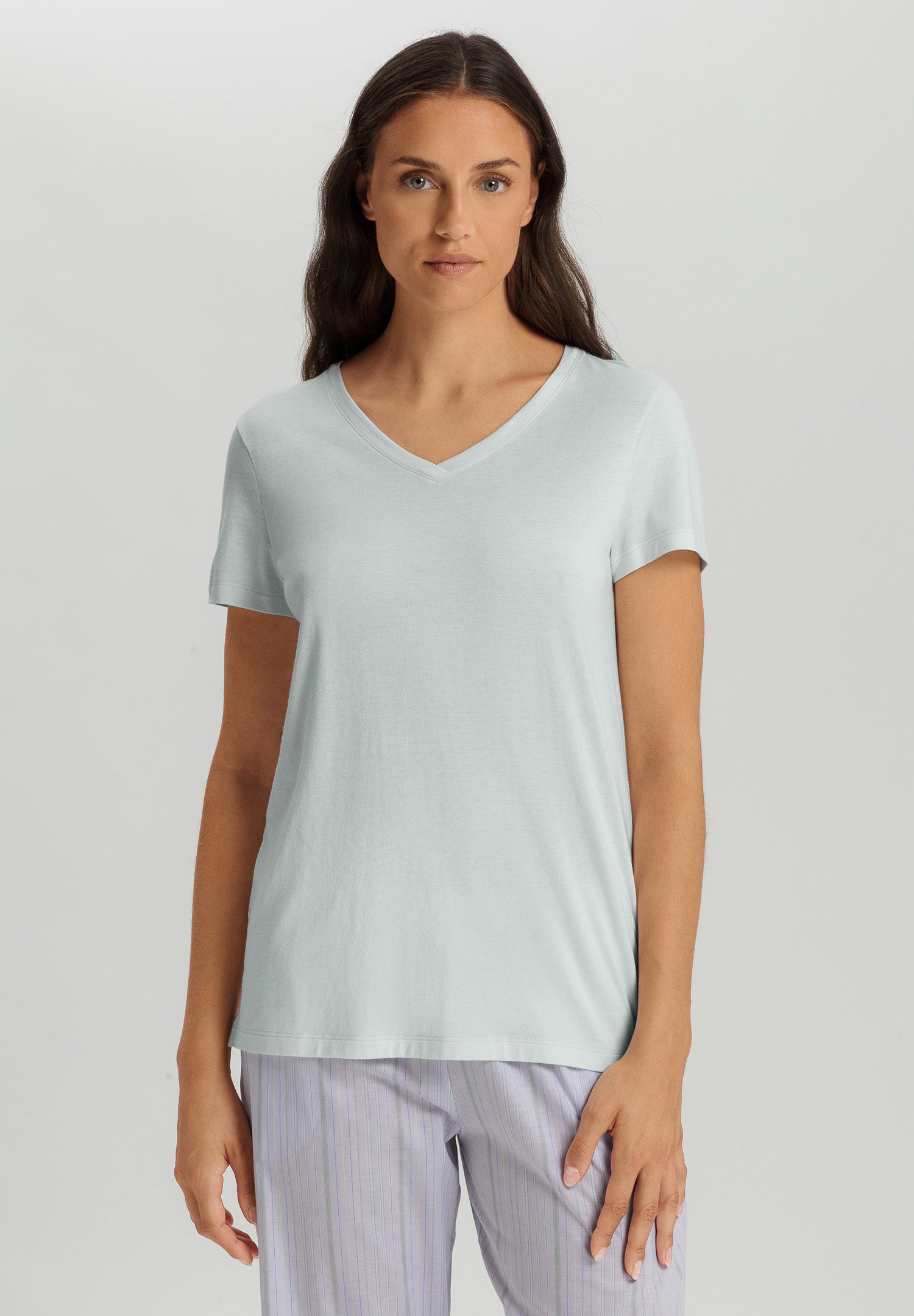 Sleep And Lounge Relaxed V-Neck Top | Vapor 74842-2534