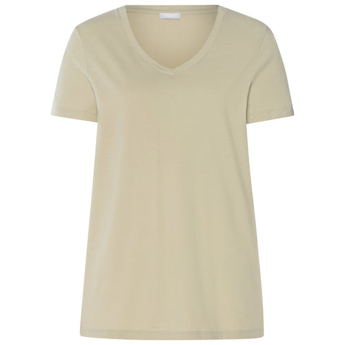 Sleep And Lounge Relaxed V-Neck T-Shirt | Olive Stem 74842-2661