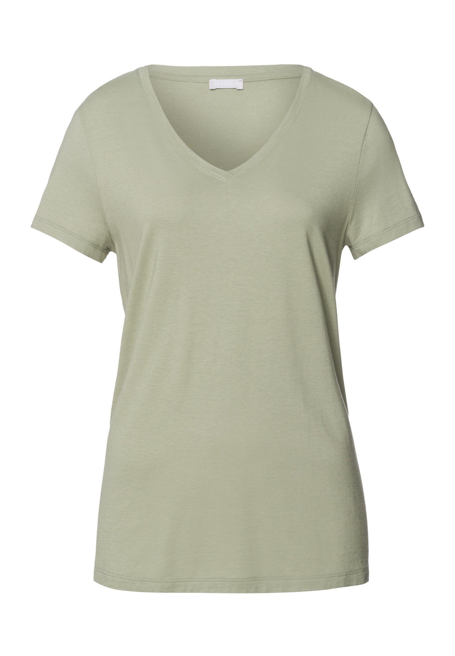 Sleep And Lounge Relaxed V-Neck Top | Crystal Green 74842-2732