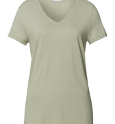 Sleep And Lounge Relaxed V-Neck Top | Crystal Green 74842-2732