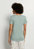 Sleep And Lounge Relaxed V-Neck T-Shirt | Dark Seafoam 74842-2733