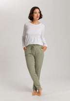 Sleep And Lounge Relaxed Round Neck Top | White 74844-101