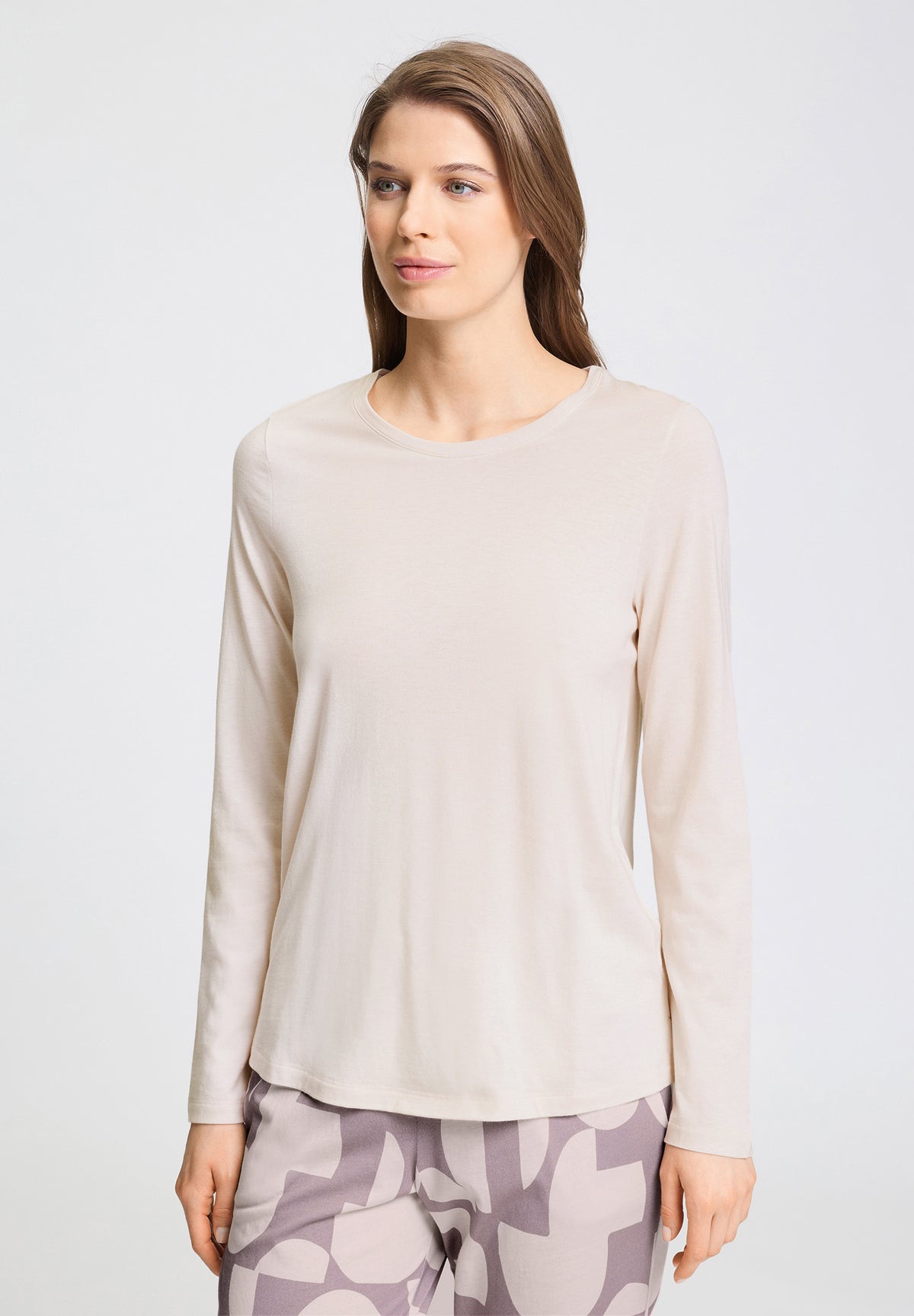 Sleep And Lounge Relaxed Round Neck Top | Moonlight 74844-1233