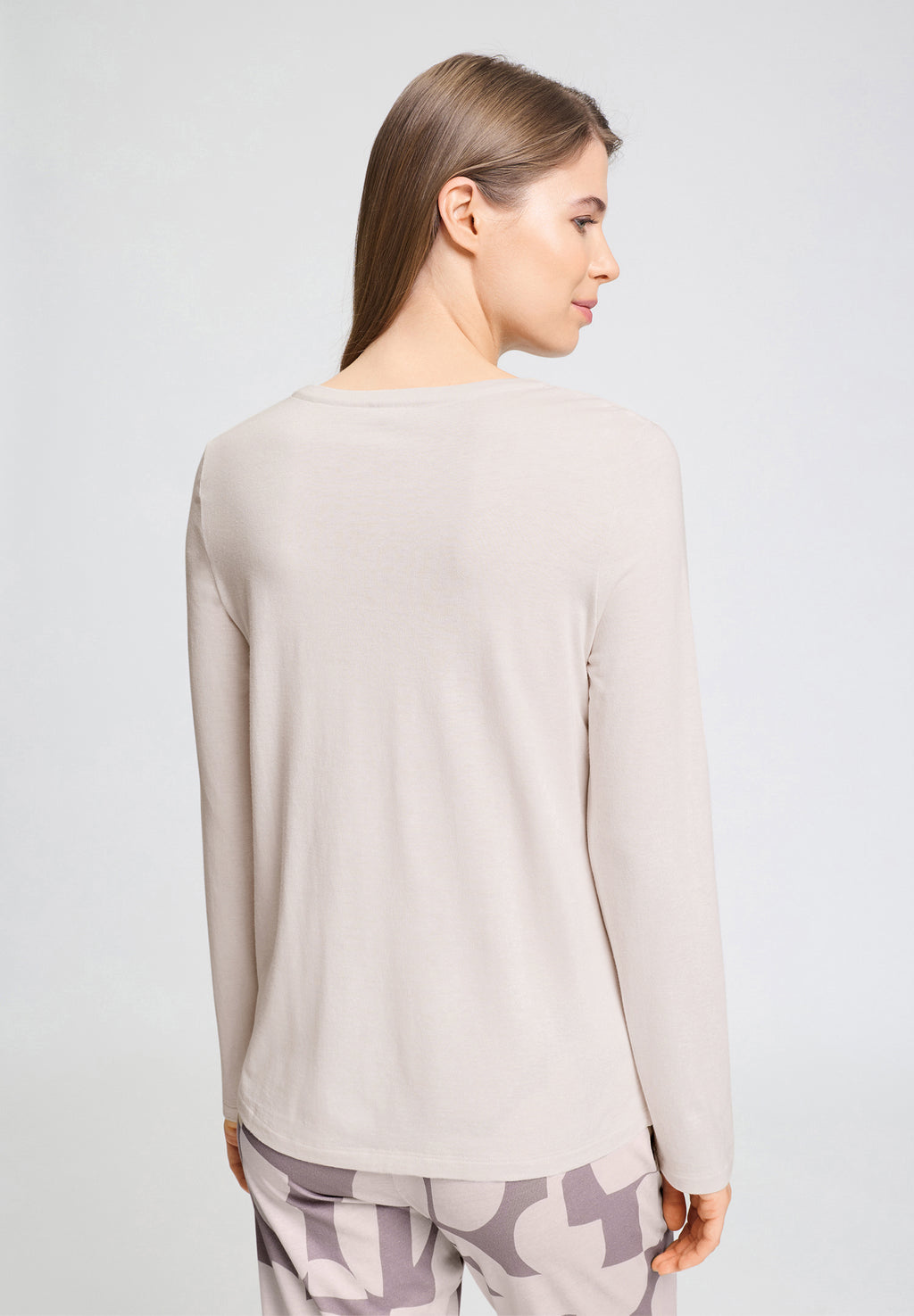 Sleep And Lounge Relaxed Round Neck Top | Moonlight 74844-1233