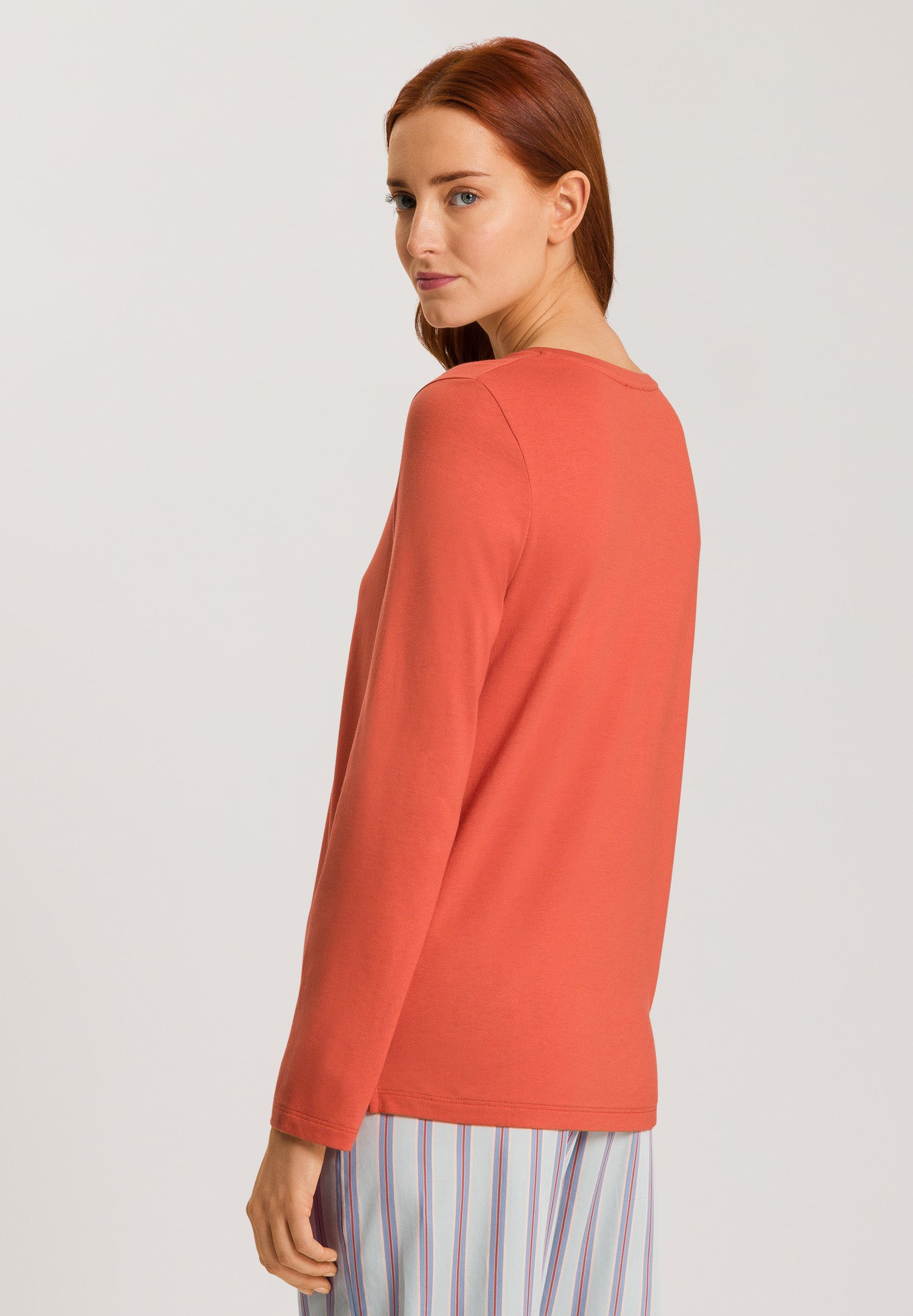 74844 Sleep And Lounge Long Sleeve Shirt - 2293 Ripe Apple