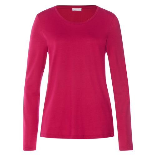 Sleep And Lounge Relaxed Round Neck Top | Light Sangria 74844-2465