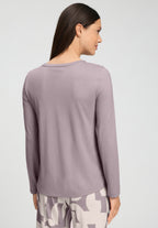 Sleep And Lounge Relaxed Round Neck Top | Stormy Rose 74844-2467