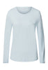 Sleep And Lounge Relaxed Round Neck Top | Delicate Blue 74844-2535