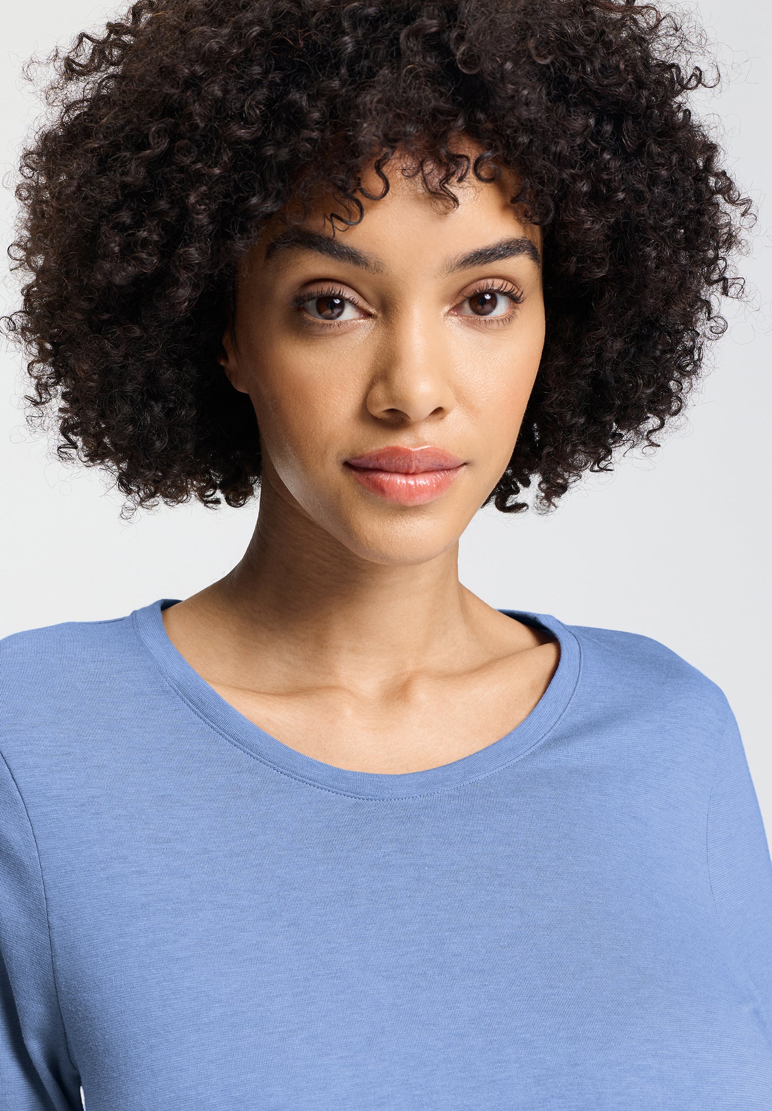 Sleep And Lounge Relaxed Round Neck Top | Bluebird 74844-2599