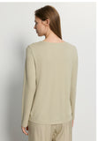 Sleep And Lounge Relaxed Round Neck Top | Olive Stem 74844-2661