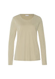 Sleep And Lounge Relaxed Round Neck Top | Olive Stem 74844-2661