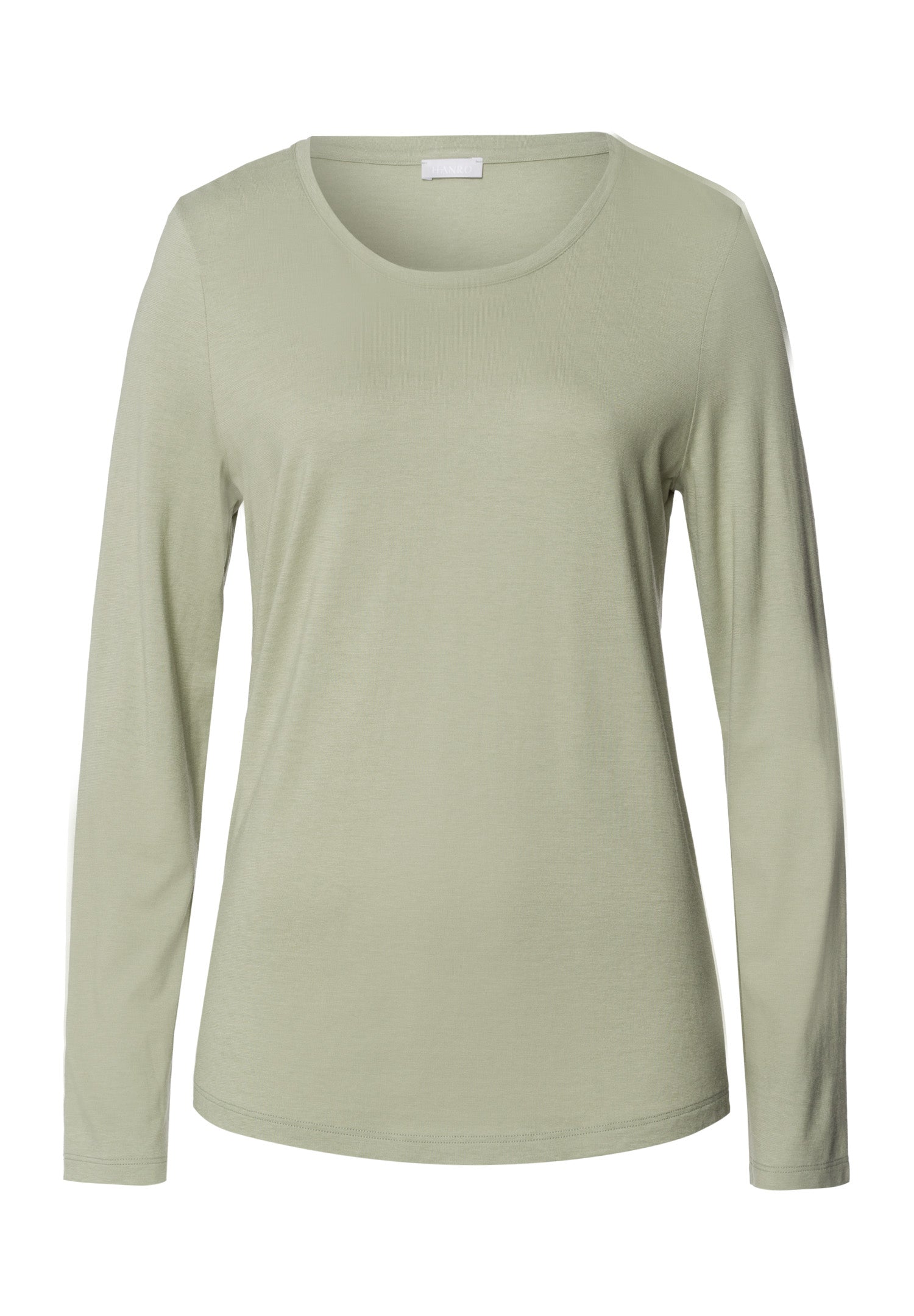 Sleep And Lounge Relaxed Round Neck Top | Crystal Green 74844-2732