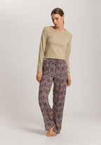 Sleep And Lounge Relaxed Round Neck Top | Lemon Pepper 74844-2810