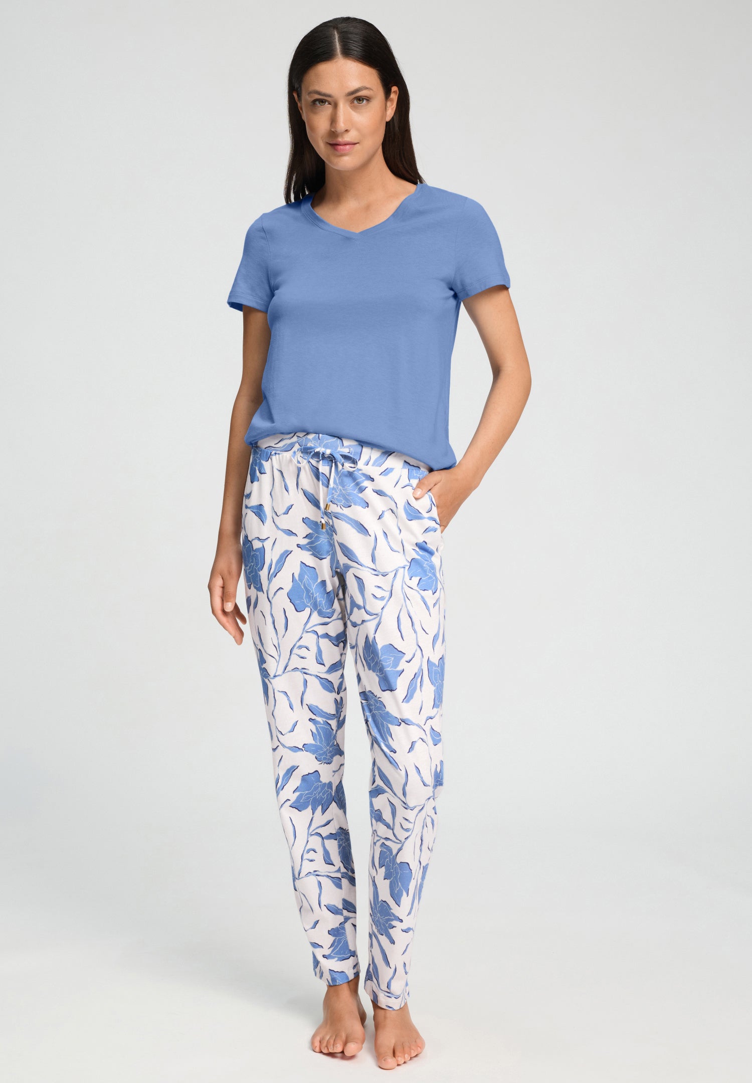 Sleep And Lounge Cotton and TENCEL™ Pants | Graceful Forms 74845-3150