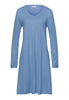 74847 Sleep And Lounge Long Sleeve Nightgown 95cm - 2533 Endless Blue