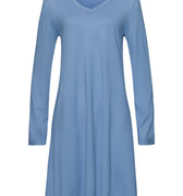 74847 Sleep And Lounge Long Sleeve Nightgown 95cm - 2533 Endless Blue