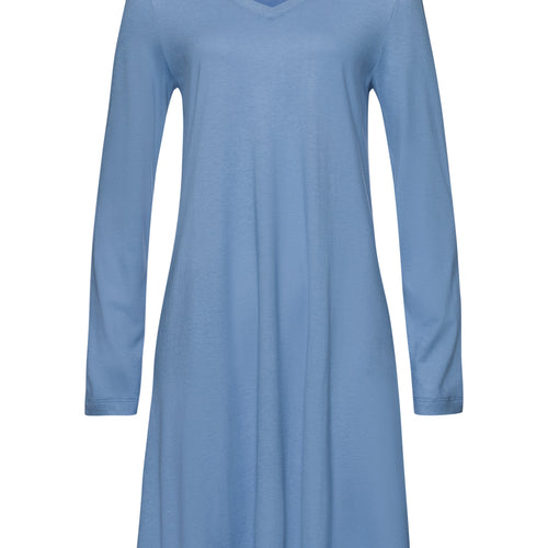 74847 Sleep And Lounge Long Sleeve Nightgown 95cm - 2533 Endless Blue