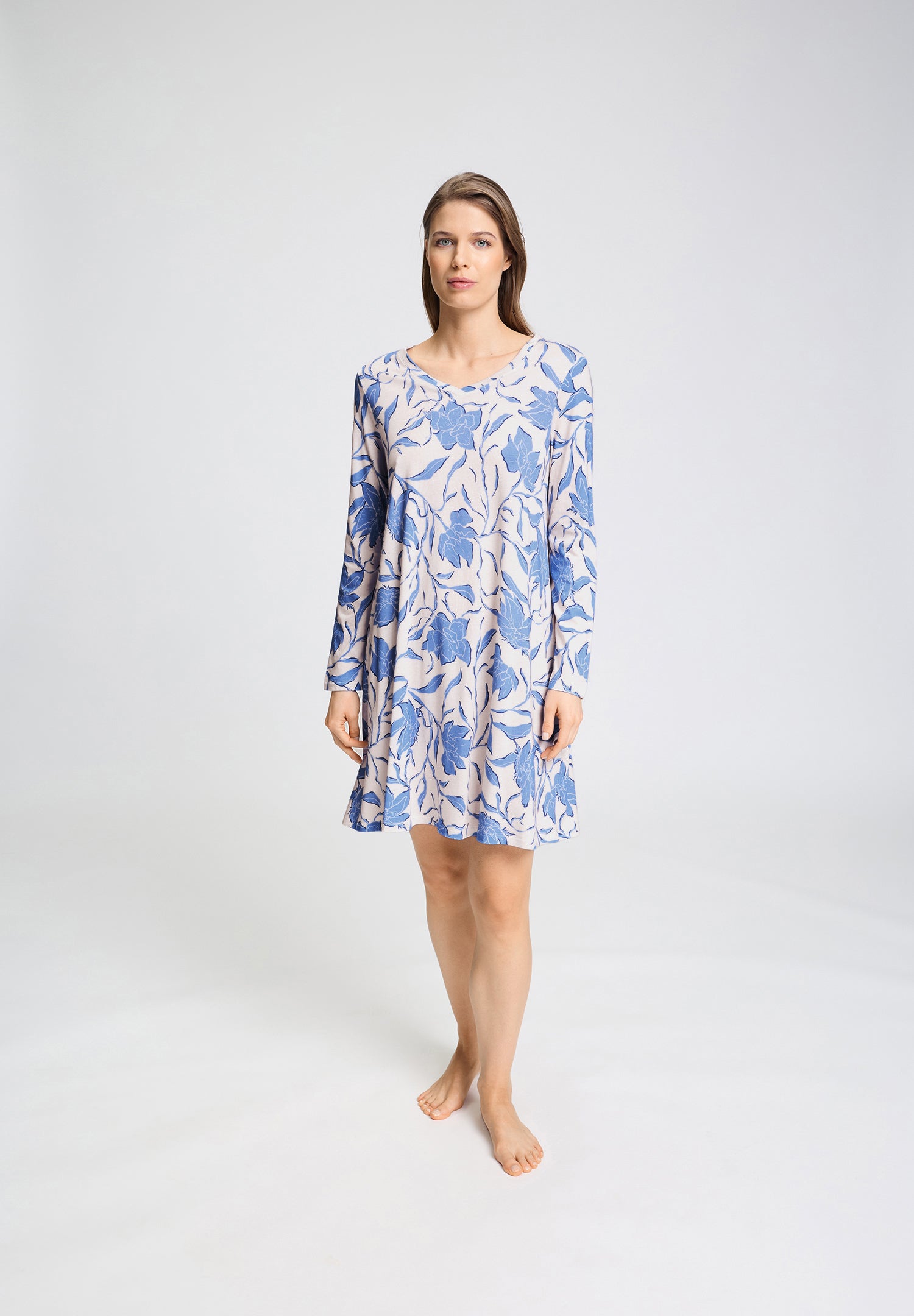 Sleep And Lounge TENCEL™ and Cotton Nightgown | Graceful Forms 74847-3150