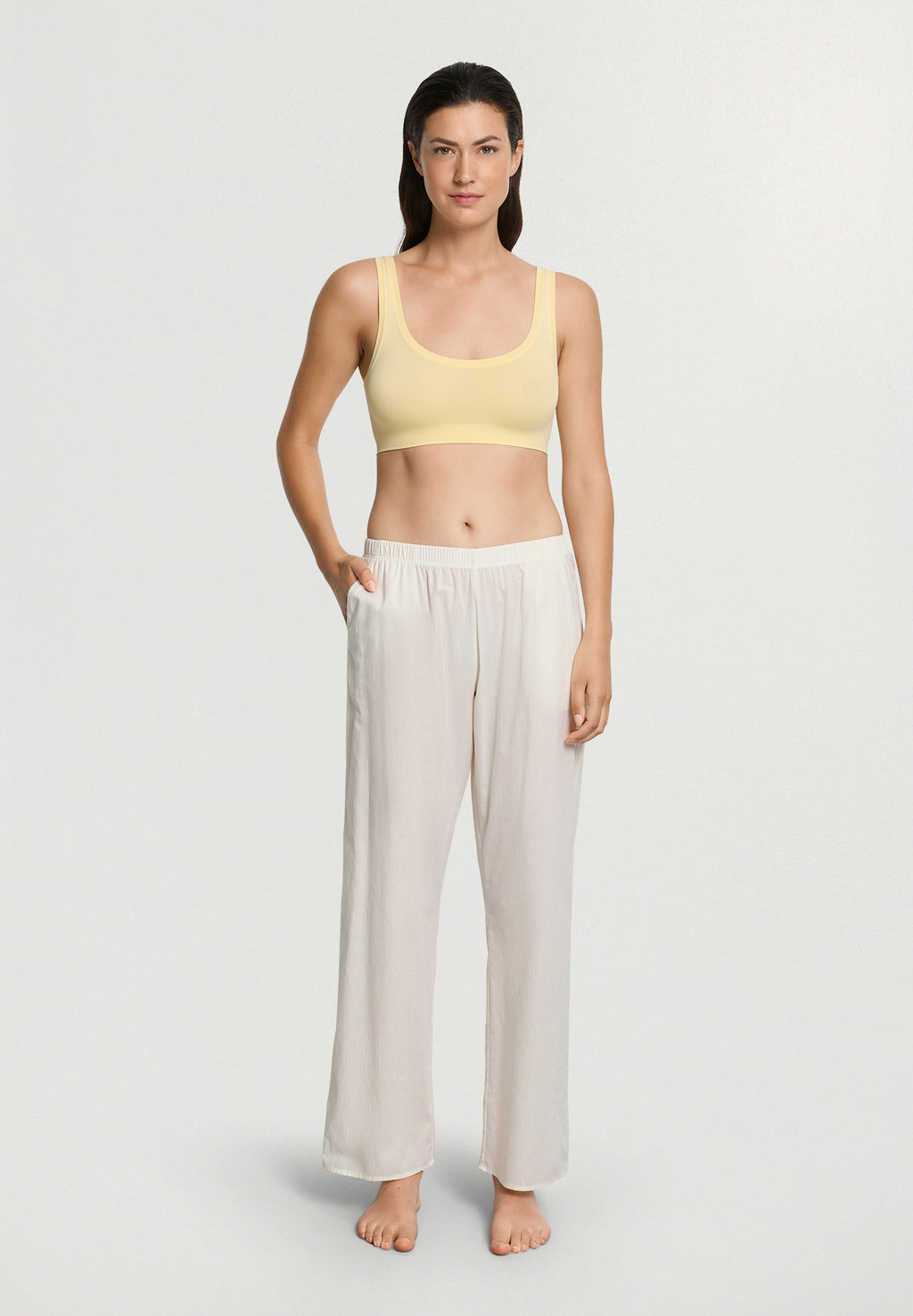 Sleep And Lounge Cotton Pajama Pants | Jolly Citrus 74848-3078