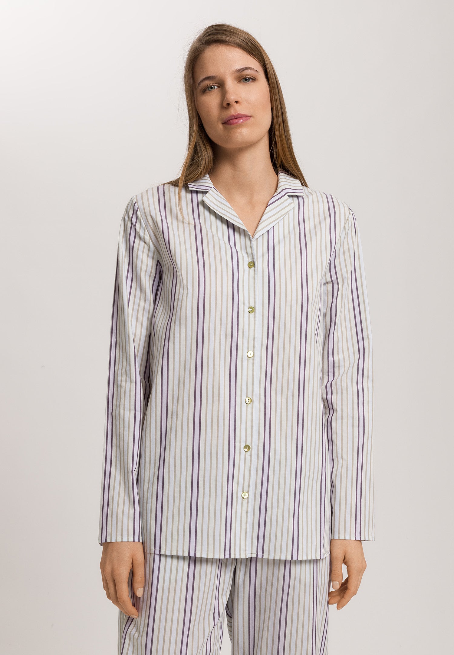 Sleep And Lounge Long Sleeve Bigshirt | Beryl Stripe 74849-3054