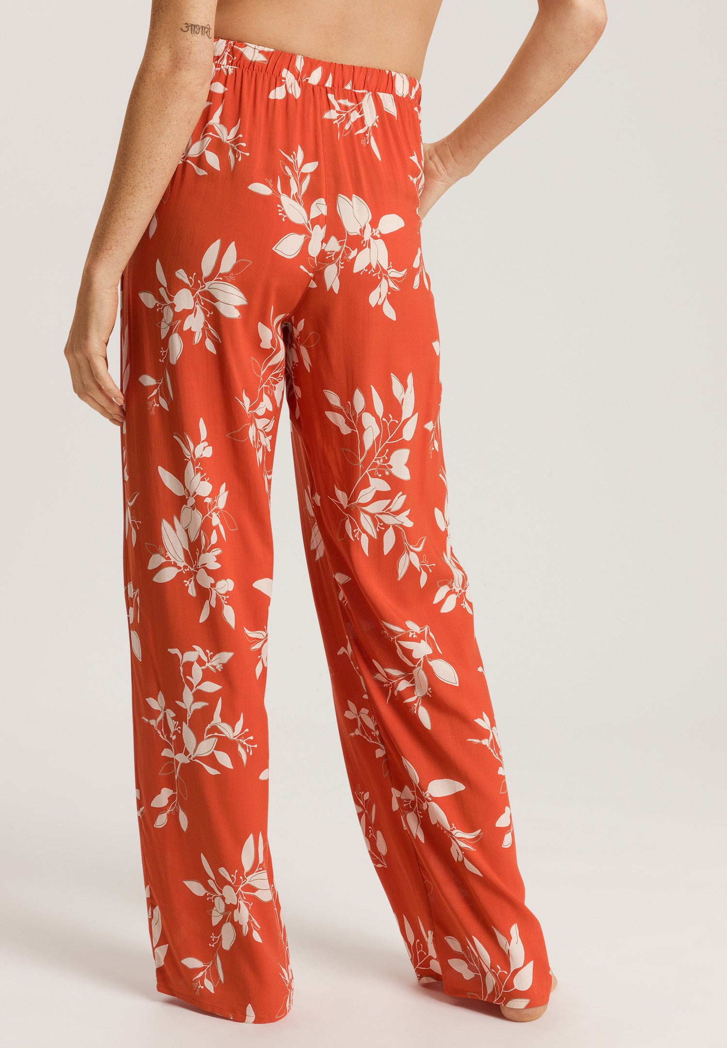 74850 Sleep And Lounge Pants - 2159 Tangerine Flowers