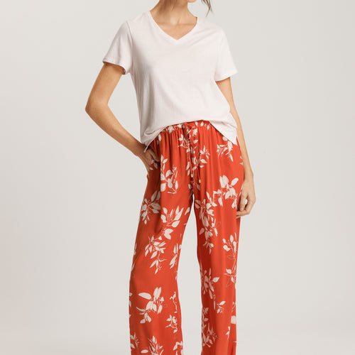 74850 Sleep And Lounge Pants - 2159 Tangerine Flowers