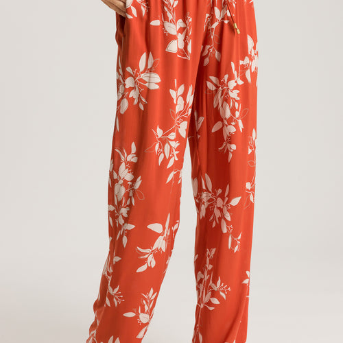 74850 Sleep And Lounge Pants - 2159 Tangerine Flowers