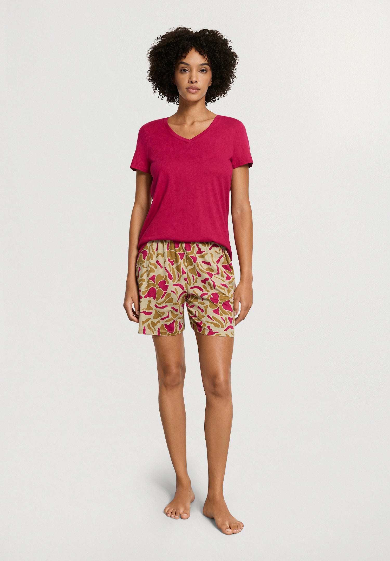Sleep And Lounge Shorts | Illustrated Petals 74852-3073