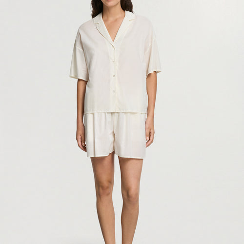 Sleep And Lounge Relaxed Cotton Shorts | Jolly Citrus 74854-3078