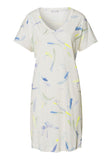 Sleep And Lounge Cotton V-Neck Nightdress 90cm | Dive Of Color 74855-3005