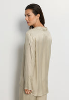 Sleep And Lounge Button Front Pajama Shirt | Olive Stem 74857-2661