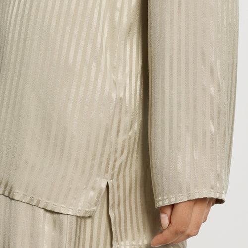 Sleep And Lounge Button Front Pajama Shirt | Olive Stem 74857-2661