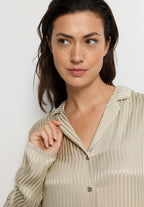 Sleep And Lounge Button Front Pajama Shirt | Olive Stem 74857-2661