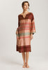 74860 Hannah Caftan - 2166 Earth Tanned Stripe