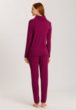 74865 Agatha Long Sleeve Pajama Set - 2405 Deep Poppy