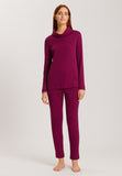74865 Agatha Long Sleeve Pajama Set - 2405 Deep Poppy