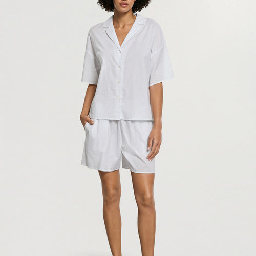 Sleep And Lounge Button Front Shirt | Squared Sky 74866-3079