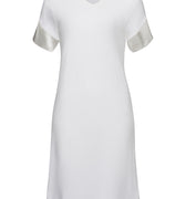 74874 Virginia Short Sleeve Nightgown 100cm - 102 Off White