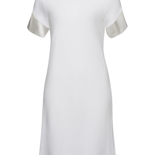 74874 Virginia Short Sleeve Nightgown 100cm - 102 Off White