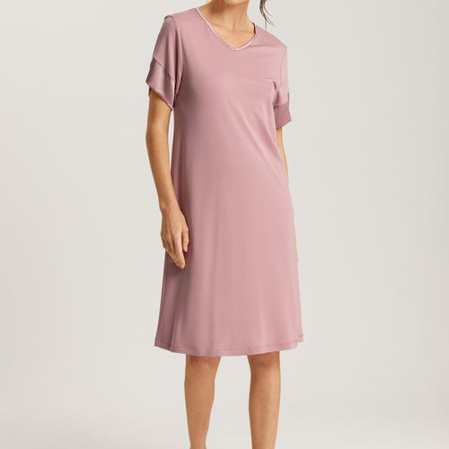 74874 Virginia Short Sleeve Nightgown 100cm - 2312 Woodrose