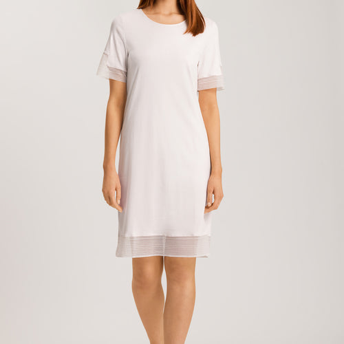 74877 Sophie Short Sleeve Nightgown 100cm - 1393 Rose Cream