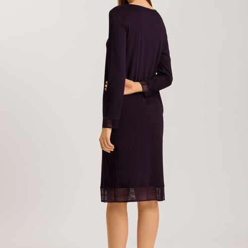 74878 Sophie Long Sleeve Nightgown 110cm - 1478 Dark Acai