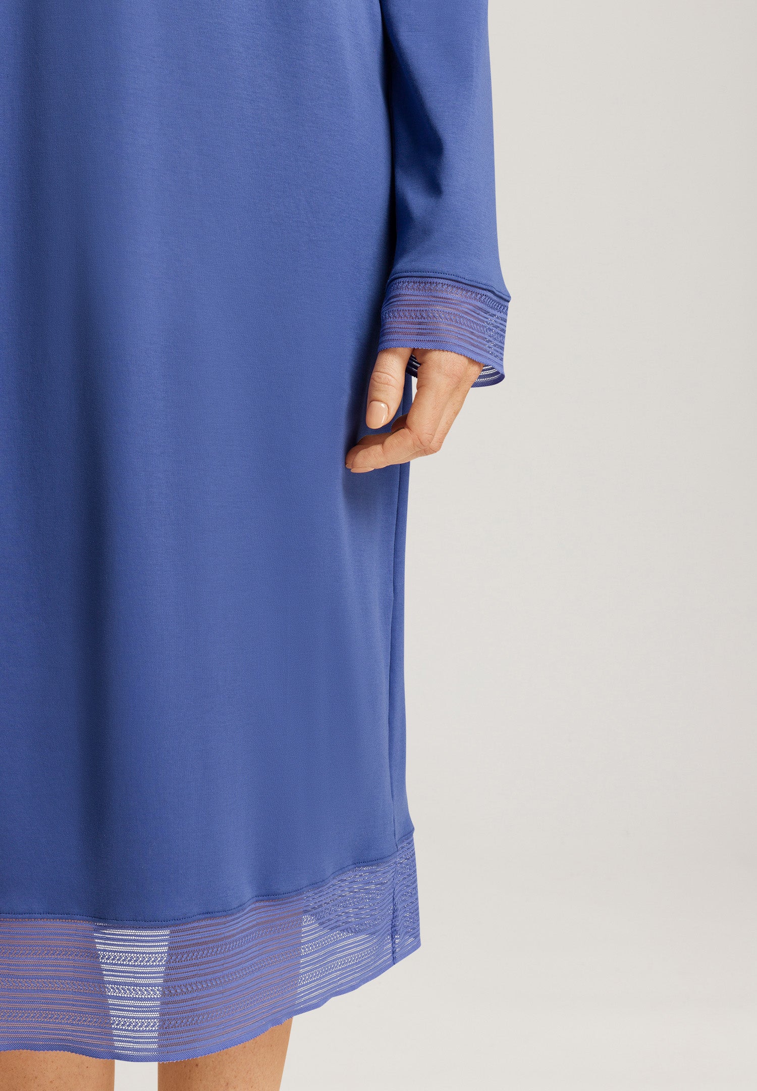 74878 Sophie Long Sleeve Nightgown 110cm - 2546 Blue Horizon