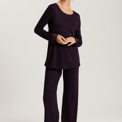 74879 Sophie Long Sleeve Pajama Set - 1478 Dark Acai