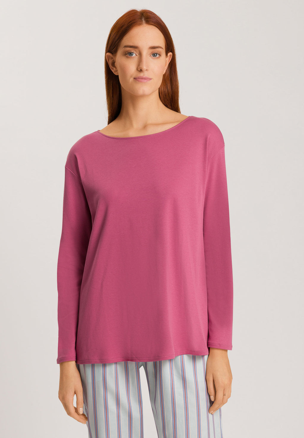 74882 Loie Long Sleeve Shirt - 2414 Rose Wine