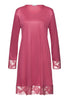 74885 Eva Long Sleeve Nightgown 95cm - 2414 Rose Wine