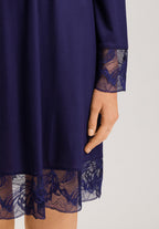 74885 Eva Long Sleeve Nightgown 95cm - 2621 Evening Blue
