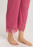 74887 Eva Long Sleeve Cropped Pajama - 2414 Rose Wine