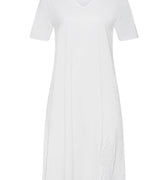 74891 Anne Short Sleeve Nightgown 100cm - 102 Off White