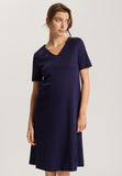 74891 Anne Short Sleeve Nightgown 100cm - 2621 Evening Blue